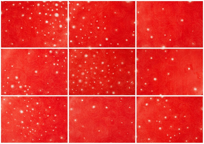 FAITH XLVII, SKY MIRROR I
2023, WAX CRAYON ON HAHNEMUHLE NOSTALGIE