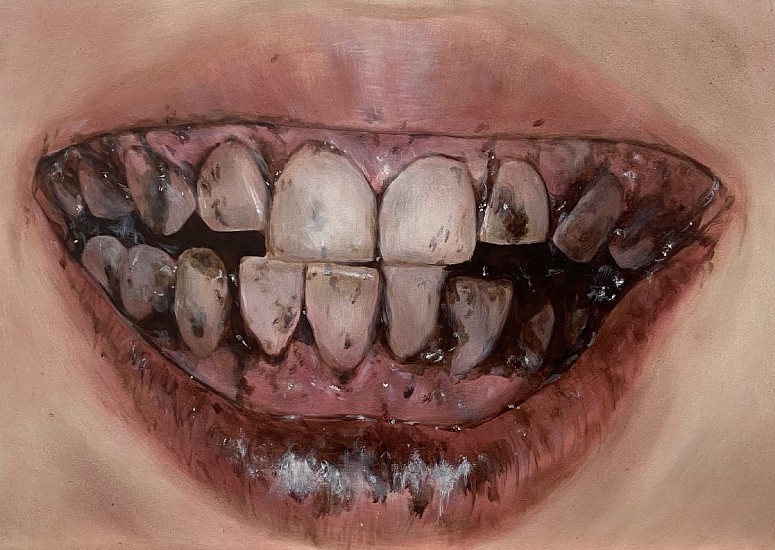SHAYNA ARVAN, TOOTH STUDY II
2026, Oil on Board