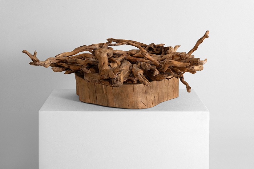 FAITH XLVII, PRIMA MATERIA
2026, HAND CARVED WOODEN SCULPTURE