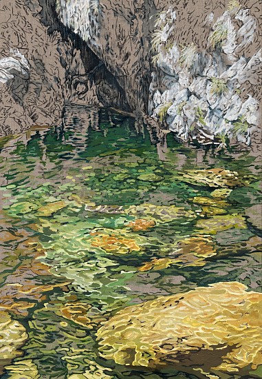 ADELE VAN HEERDEN, VIRIDITAS
2026, OIL, GOUACHE AND CHARCOAL ON LINEN