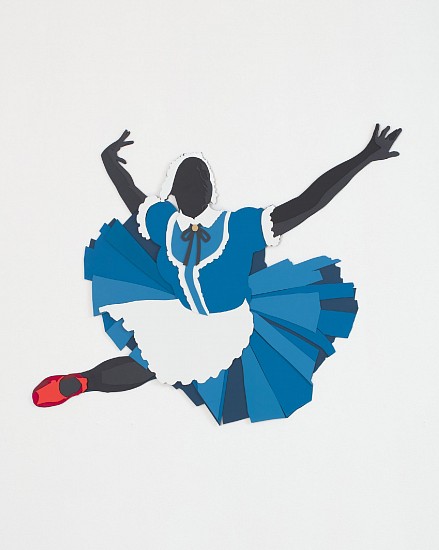 MARY SIBANDE, SOPHIE IN GRAND ÉCART
2026, POWDER-COATED ALUMINIUM